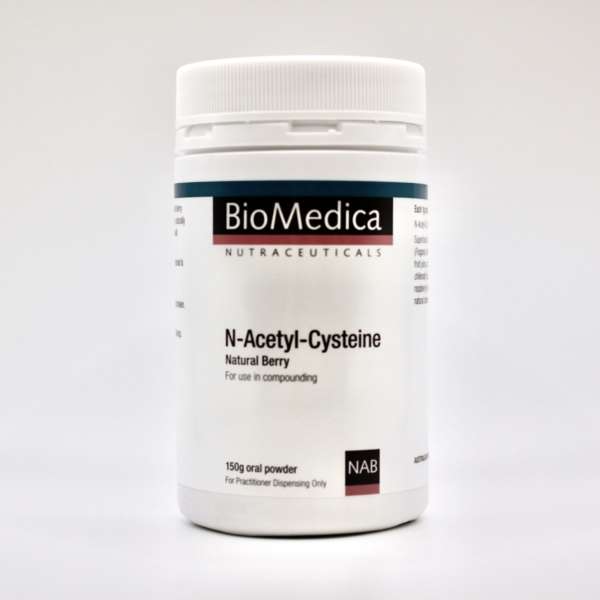 Biomedica NAC ( N-Acetyl-Cysteine) Natural berry flavour 150g